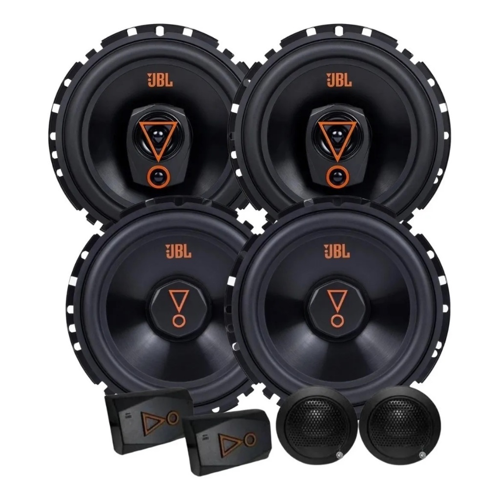 Kit 4 Alto falantes 6 Pol. JBL Par 2 vias 62VMS80 + Par Triaxial 6TRMS80 Multiystem 320w Rms 4 Ohms