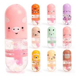 Kit 2 Lip Gloss Mundo Animal Vivai #Maquiagem #Hidratante #Infantil #Brilho #Labial