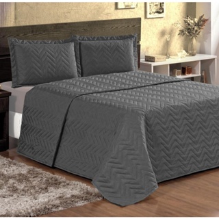 Kit Colcha Cobre Leito Casal Queen King 3 peças Matelado em Oferta na Shopee