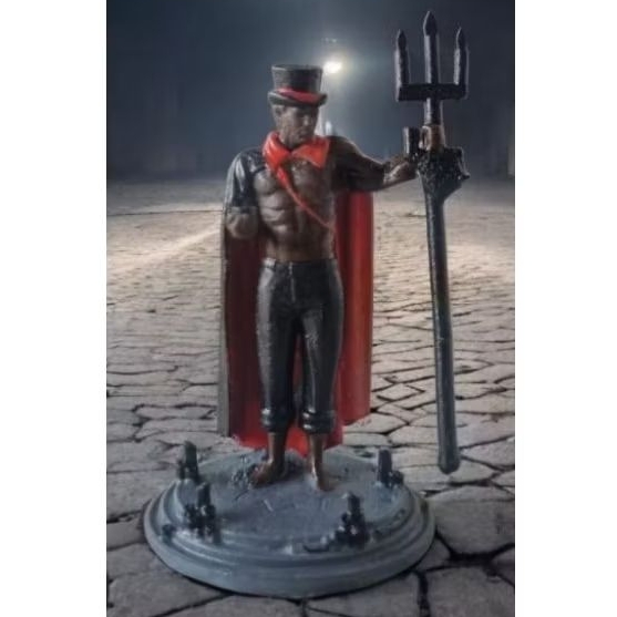 Exu Tranca Rua em Resina - Impressão 3D