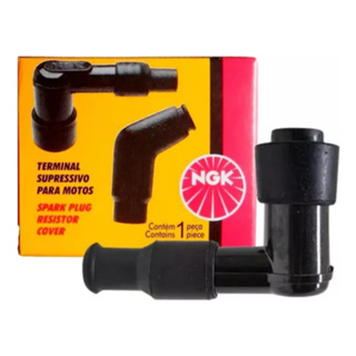 Cachimbo Vela Ngk Ld05fp Honda Cg 125 Factor YBR Fazer Titan Fan Pop 100 Walk Machine Mobilete WMX em Oferta na Shopee
