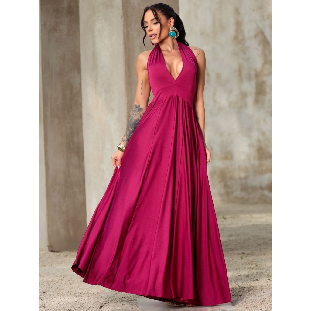 Vestido Longo Infinity Multiformas Madrinha de Casamento Convidada