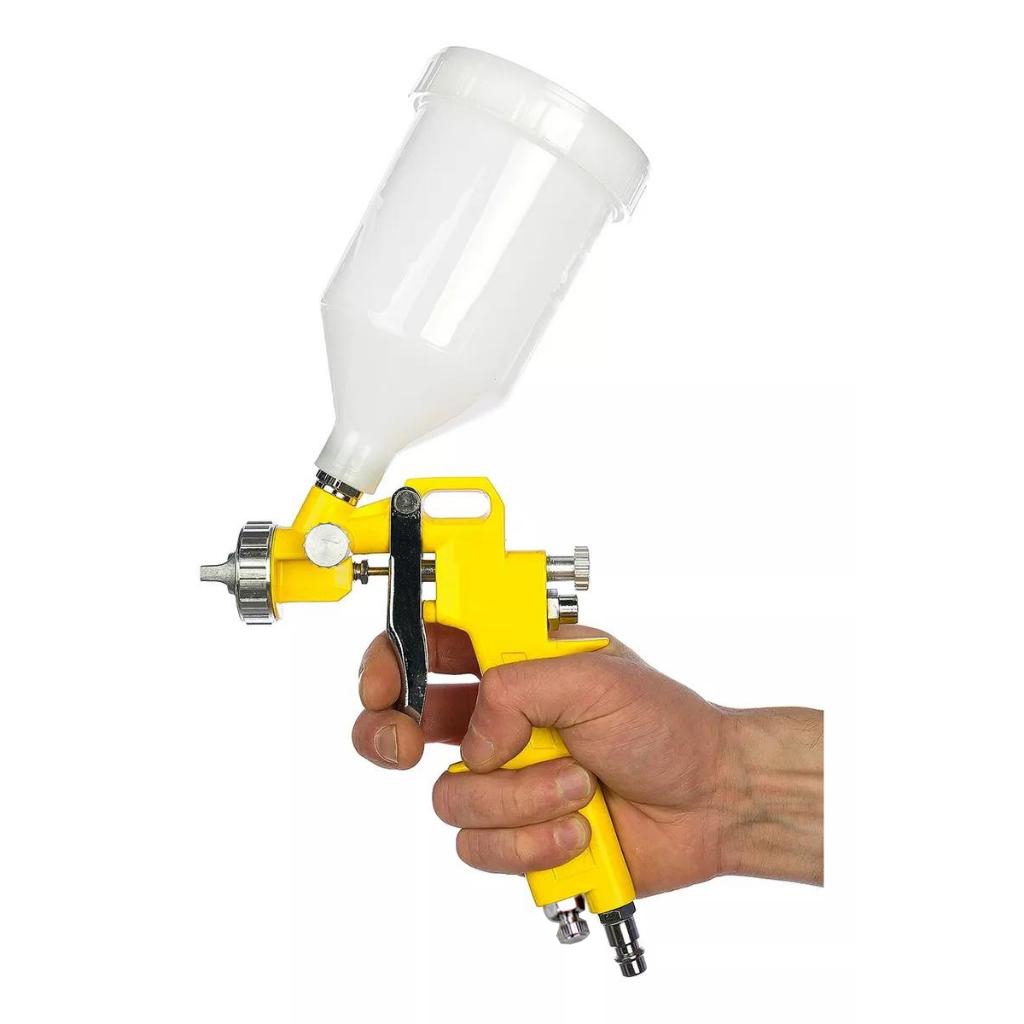 Maquina de Pintura Pistola 600ml Profissional Automotiva Gravidade Mais 1.3/1.5/1.8mm Bicos Bojão