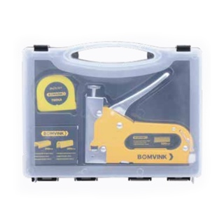 Grampeador Tapeceiro com Trena 2 Metros + 1100 Grampos e Maleta em Oferta na Shopee