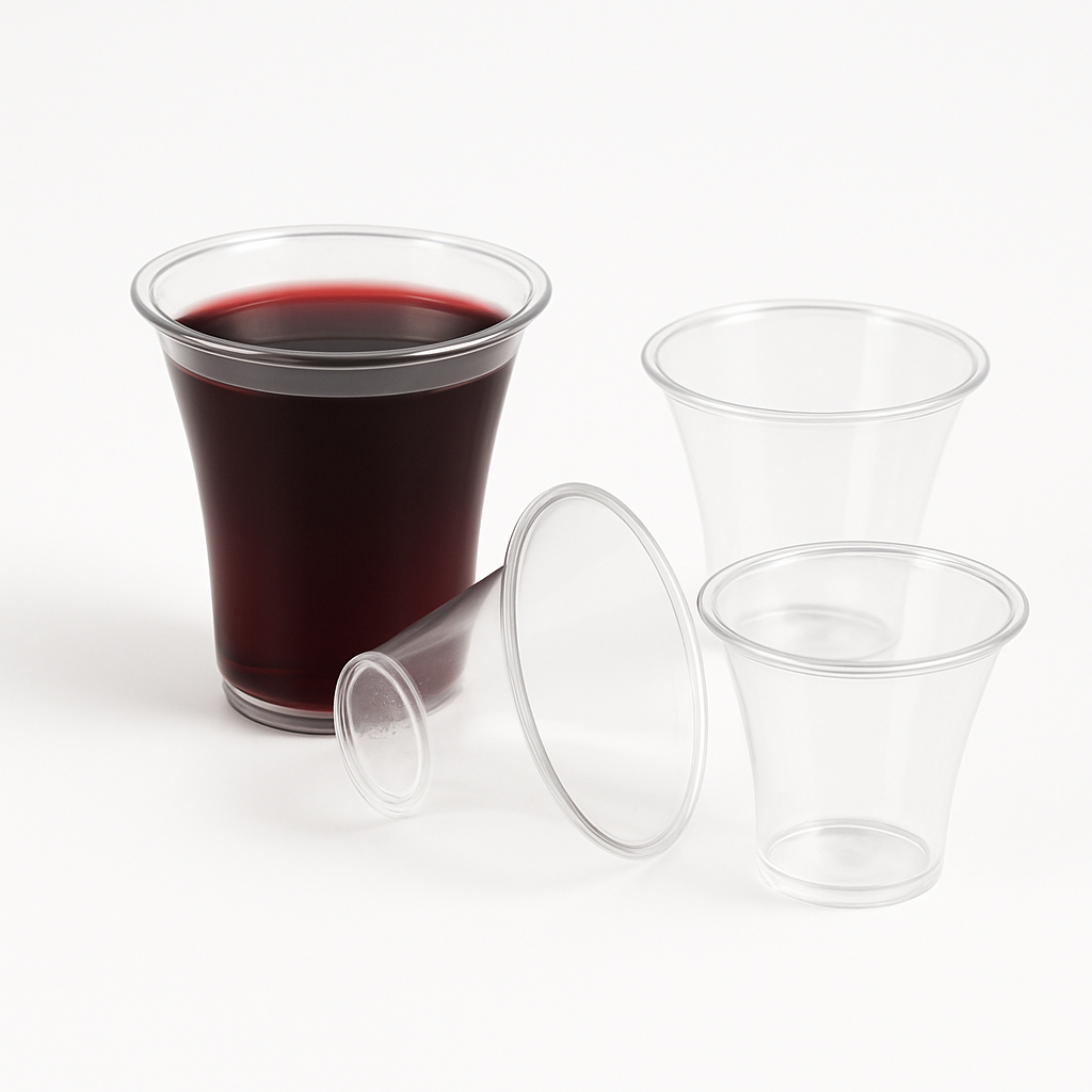 Kit C/ 100 Cálice Copinhos De Acrilico Para Santa Ceia em Oferta na Shopee