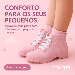 Botinha Feminina Infantil Estilo Coturno Casual Versatil Diversas Cores Promocao em Oferta na Shopee