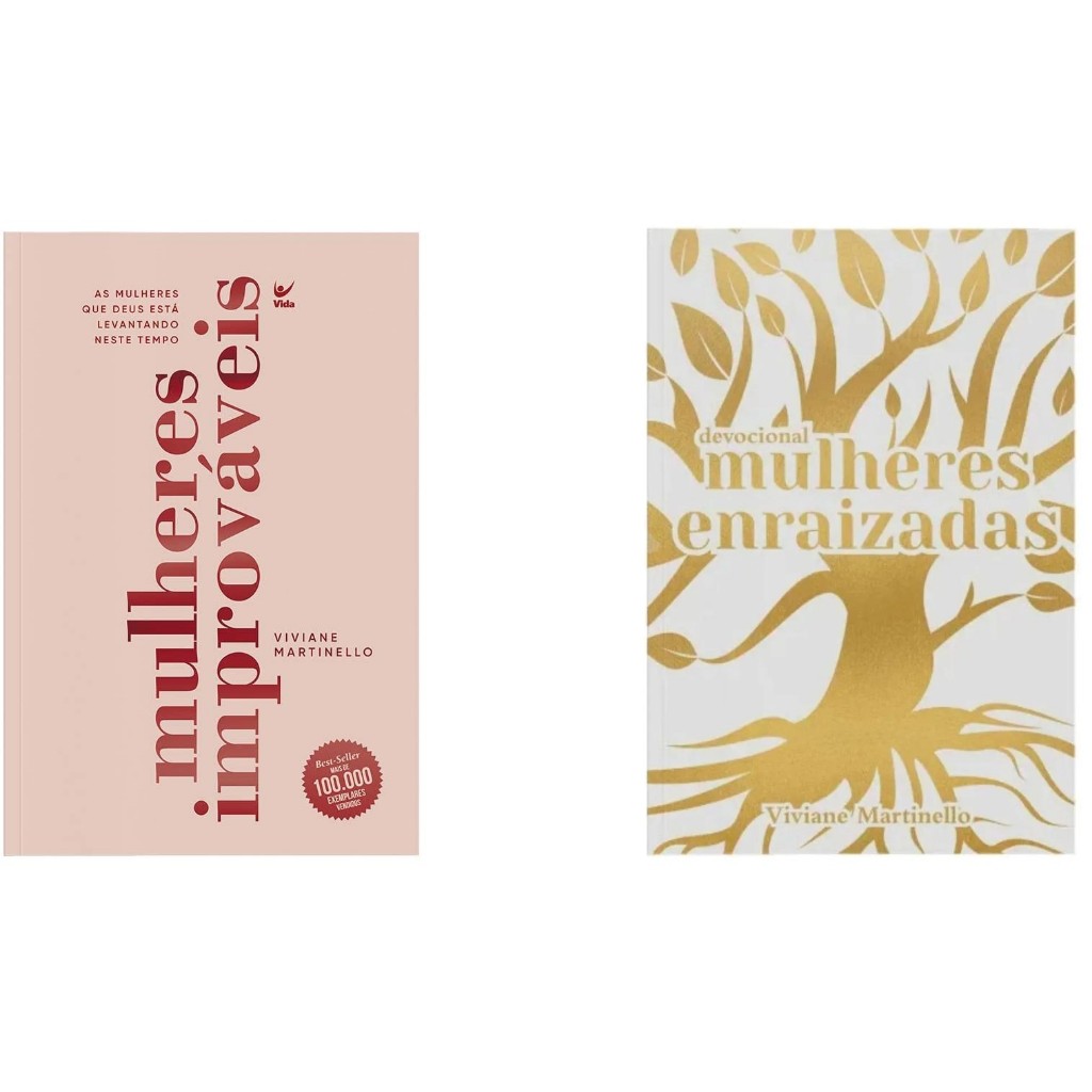Kit Mulheres Improváveis + Mulheres Enraizadas - Viviane Martinello - Books & Magazines