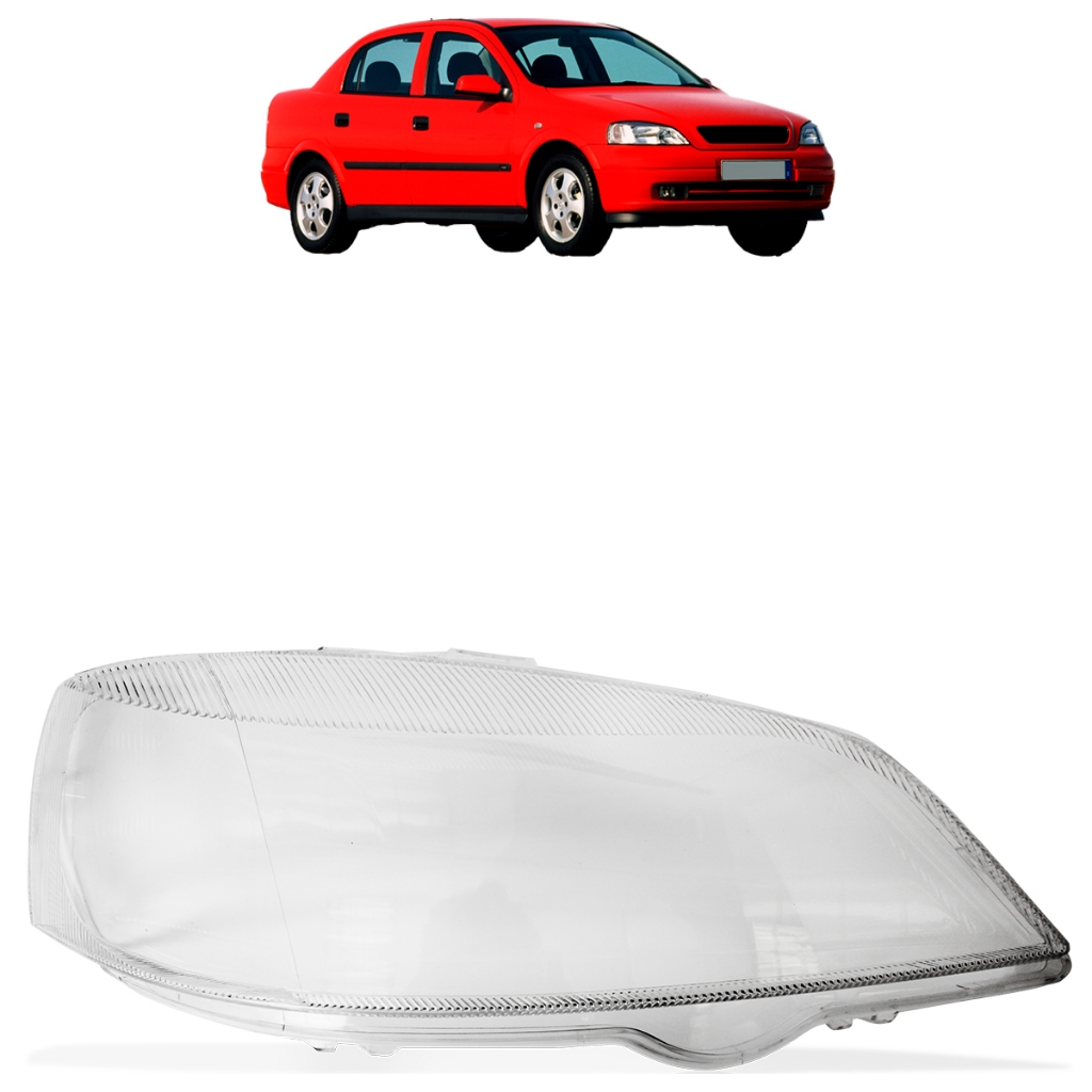 Lente Farol Dianteiro Astra 1998 1999 2000 2001 2002 Transparente Lisa Acrilico em Oferta na Shopee