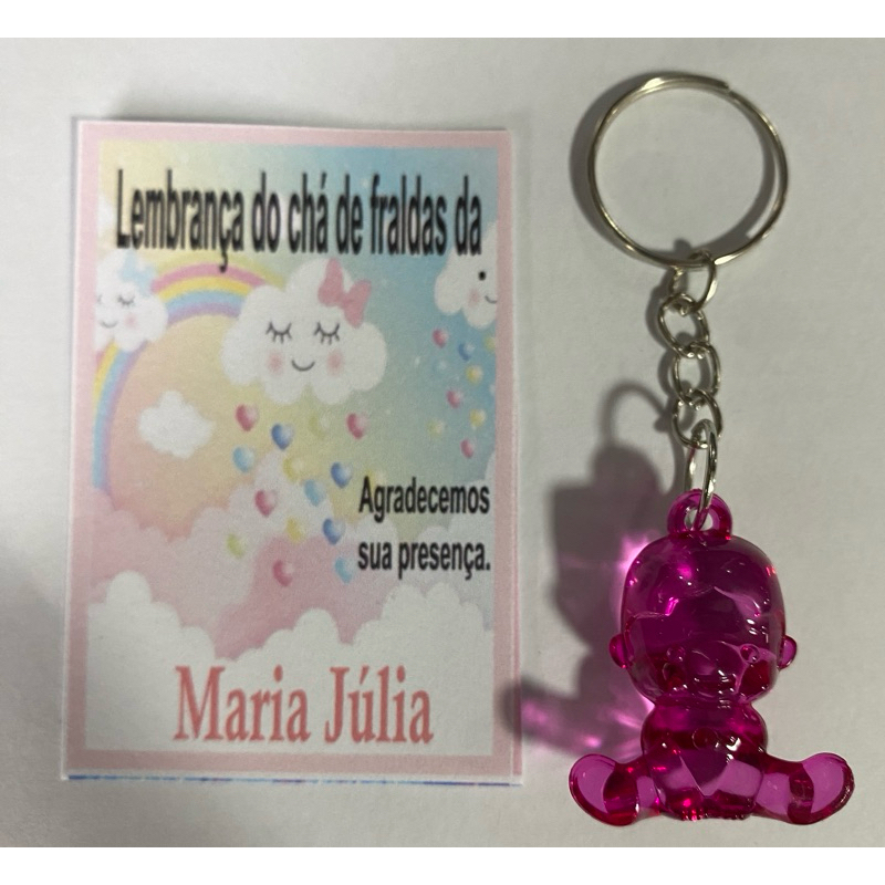 50 Lembrancinhas chá revelação, chá de bebê, nascimento, chá rifa, chá de fraldas, festa menino e menina.