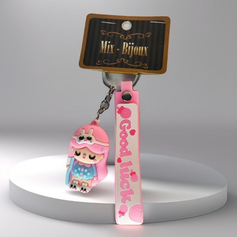 Chaveiro Boneca Casal de Ponto | Brinquedo Decorativo, Pingente Infantil para Mochila e Carro
