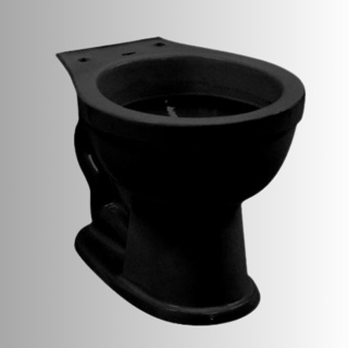 Vaso Sanitário Bacia Convencional Évora Preto Luzarte em Oferta na Shopee