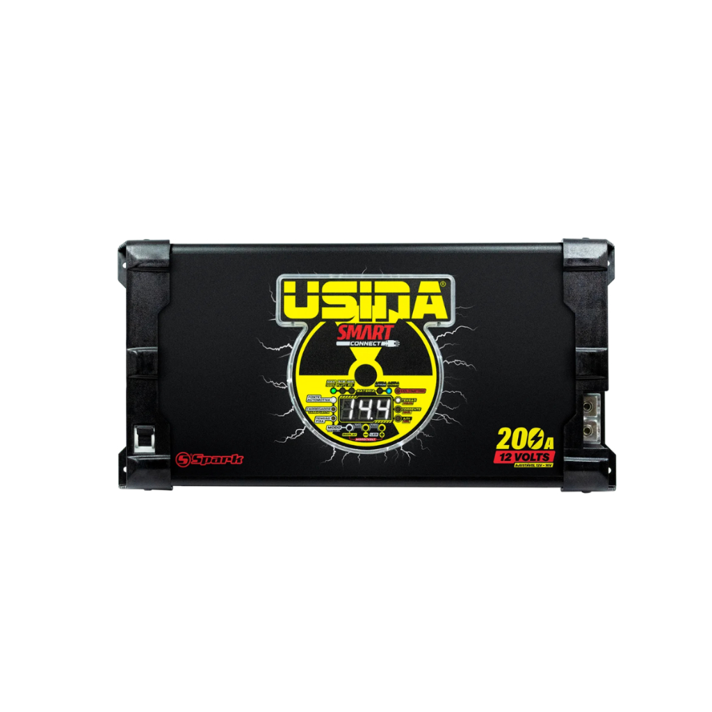 Fonte e Carregador Automotivo Usina Smart Connect 200A 12V