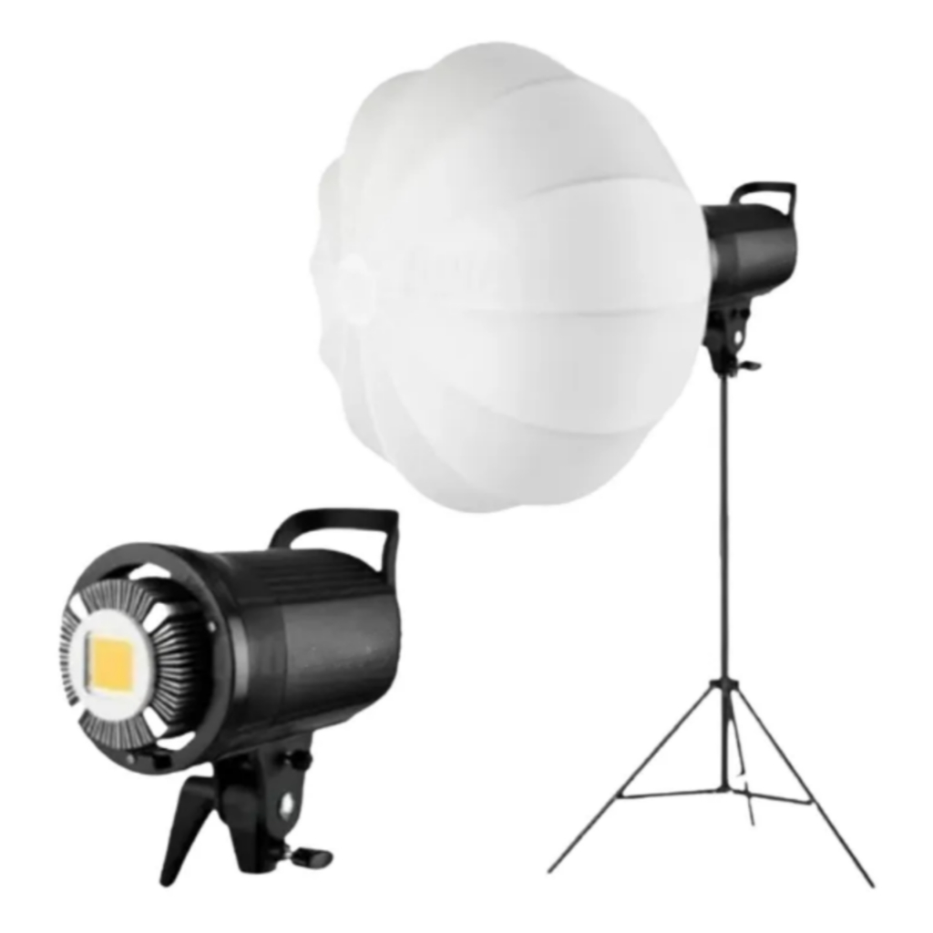 Luminária Led Profissional 60w RGBW600 p/ fotografias c/ tripé em Oferta na Shopee