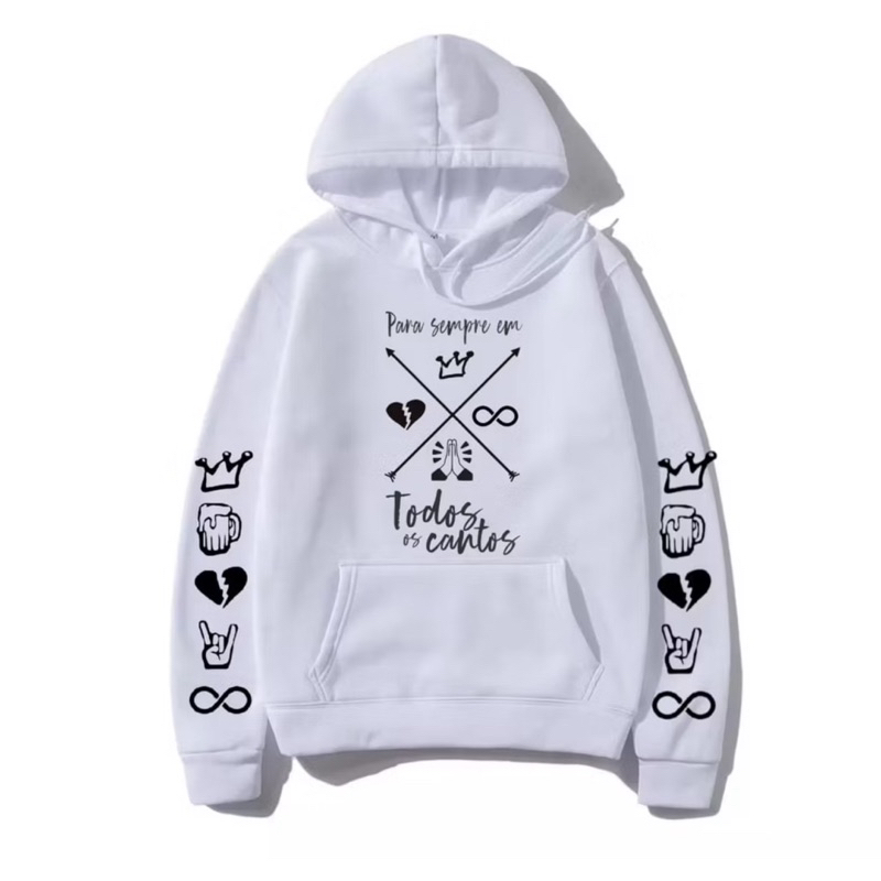 MOLETOM canguru personalizado para sempre juntos