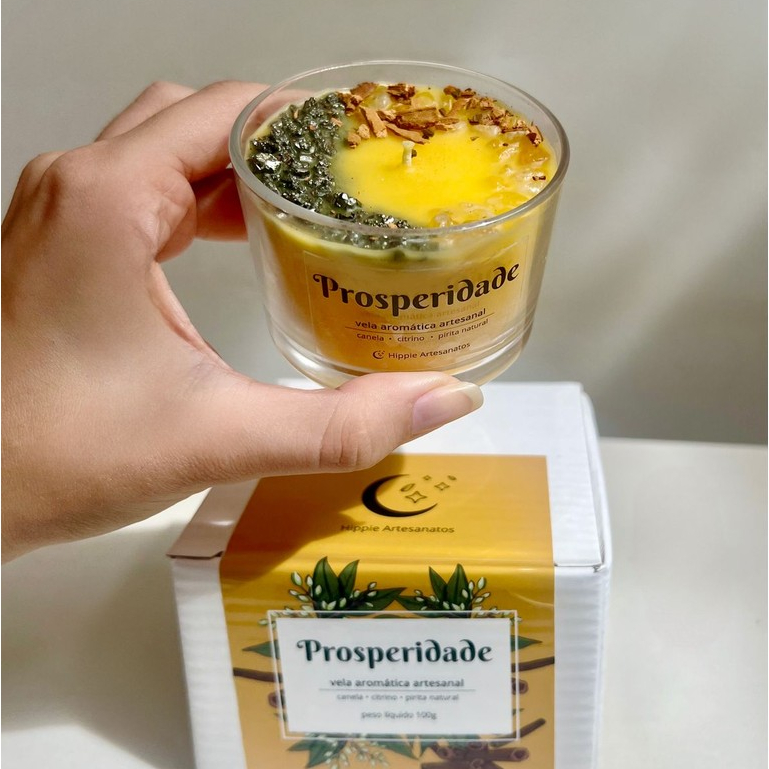 Vela Energética Prosperidade em Oferta na Shopee