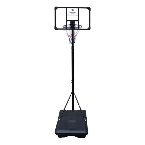 Tabela De Basquete Altura Ajustável Portátil 179 a 213cm Transparente