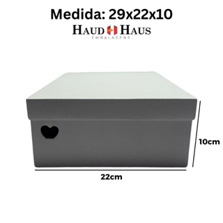 Kit c/ 30 Caixas de Papelão 29x22x10 cm –BRANCA- Ideal para Envios e Armazenamento! em Oferta na Shopee