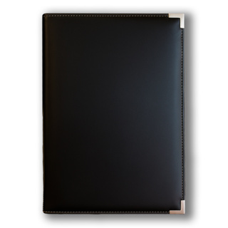 Pasta Catálogo Organizadora Luxo Liso 50 Envelopes Saco Plastico S. Grosso Preto Protetor Portifólio em Oferta na Shopee