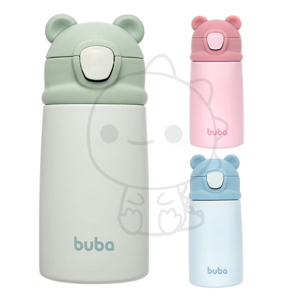 Garrafa Termica buba 320ml lançamento garrafinha ursinho copo térmico