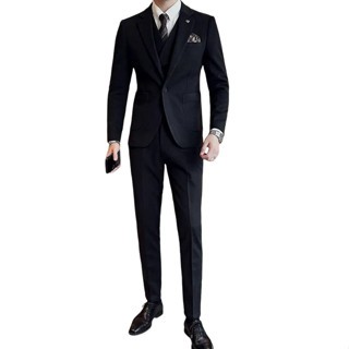 Terno Slim com Gravata Colete Calça Conjunto Completo Social Casamento Padrinho Igreja em Oferta na Shopee