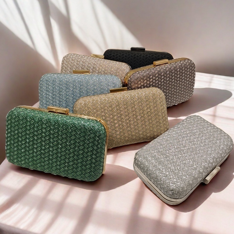 bolsa clutch casamento Casament bolsa com brilho de festa Carteira Feminina Com Glitter WT168-149 em Oferta na Shopee