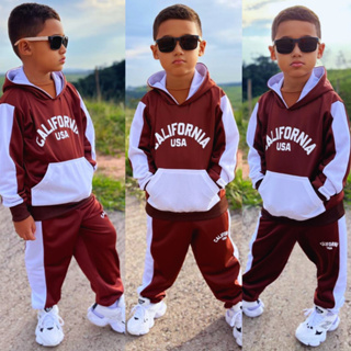 Roupa De Frio Infantil Menino Kit 2 Peças Lançamento em Oferta na Shopee