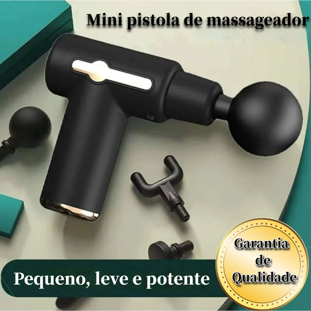 Pistola de massagem elétrica, massageador de tecidos profundos (presente da mamae!)