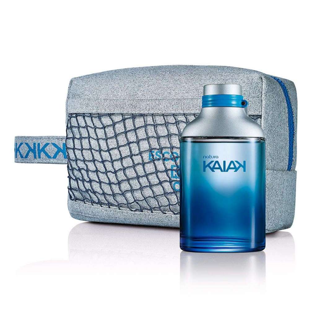 Kit Presente Kaiak Masculino Natura com Nécessaire – Colônia 100ml + Estojo Moderno