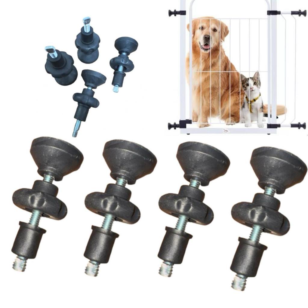 Kit 4 Peças Manípulo P/ Grade Proteção Portão Pet Ajustável