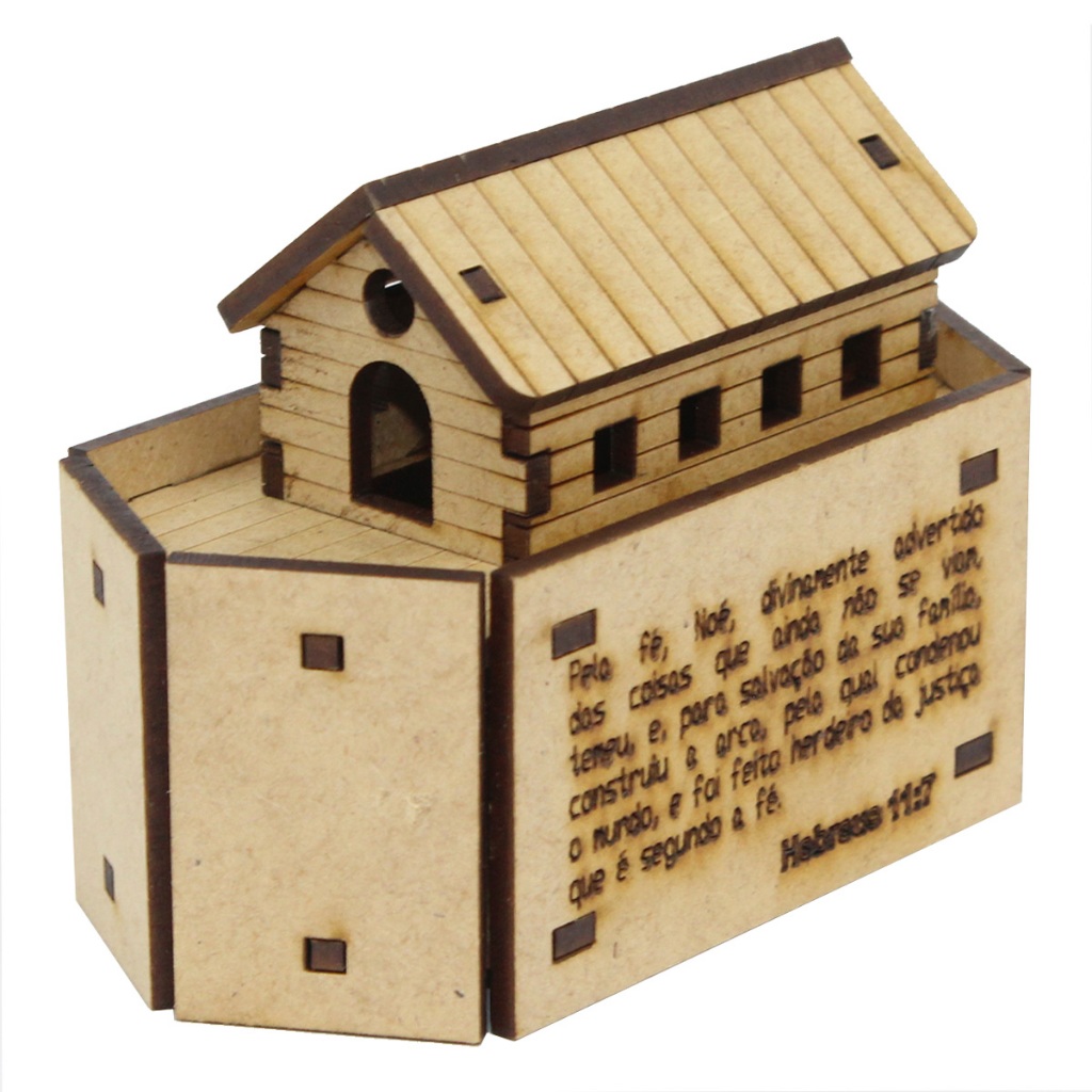 Arca de Noé ou Barco Pesca Maravilhosa ou Mini Cajado MDF Para Decoração