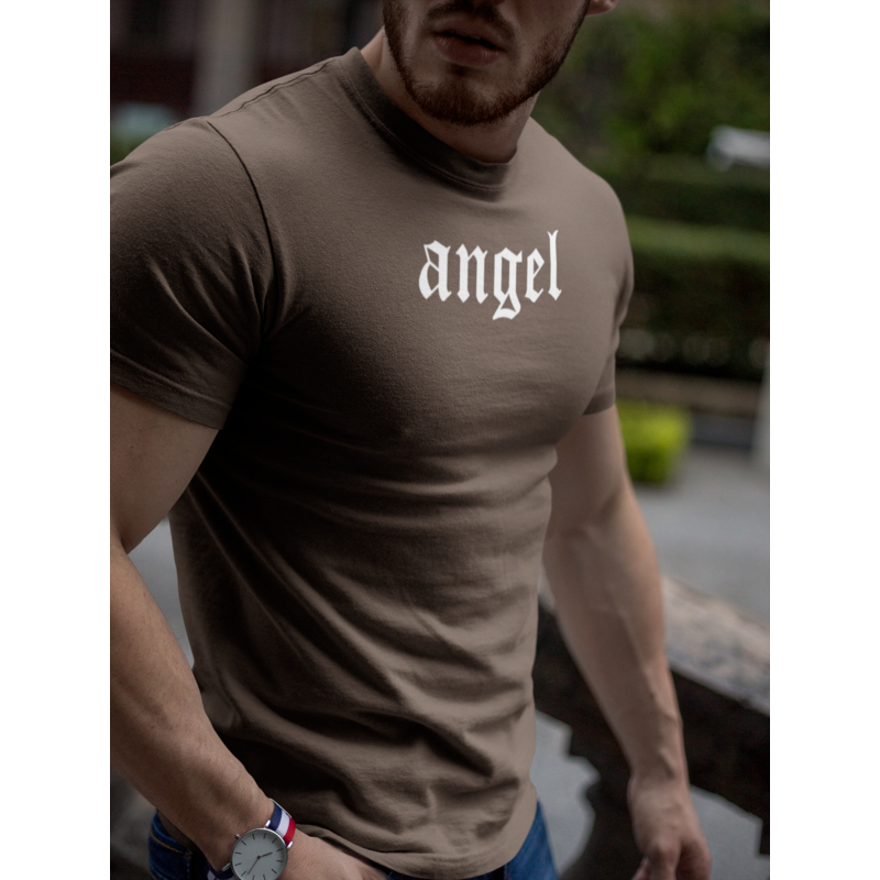 Camiseta Premium 100% Algodão Roxa Angel Palm Unissex Streetwear Lançamento 2024 Envio Imediato Diem