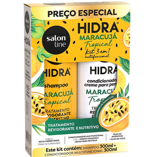 Shampoo e Condicionador Maracuja Salon Line kit