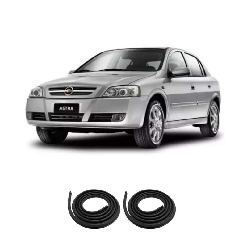 Kit Borracha de Vedação das 2 Portas Dianteiras – Chevrolet Astra 1995 a 2011