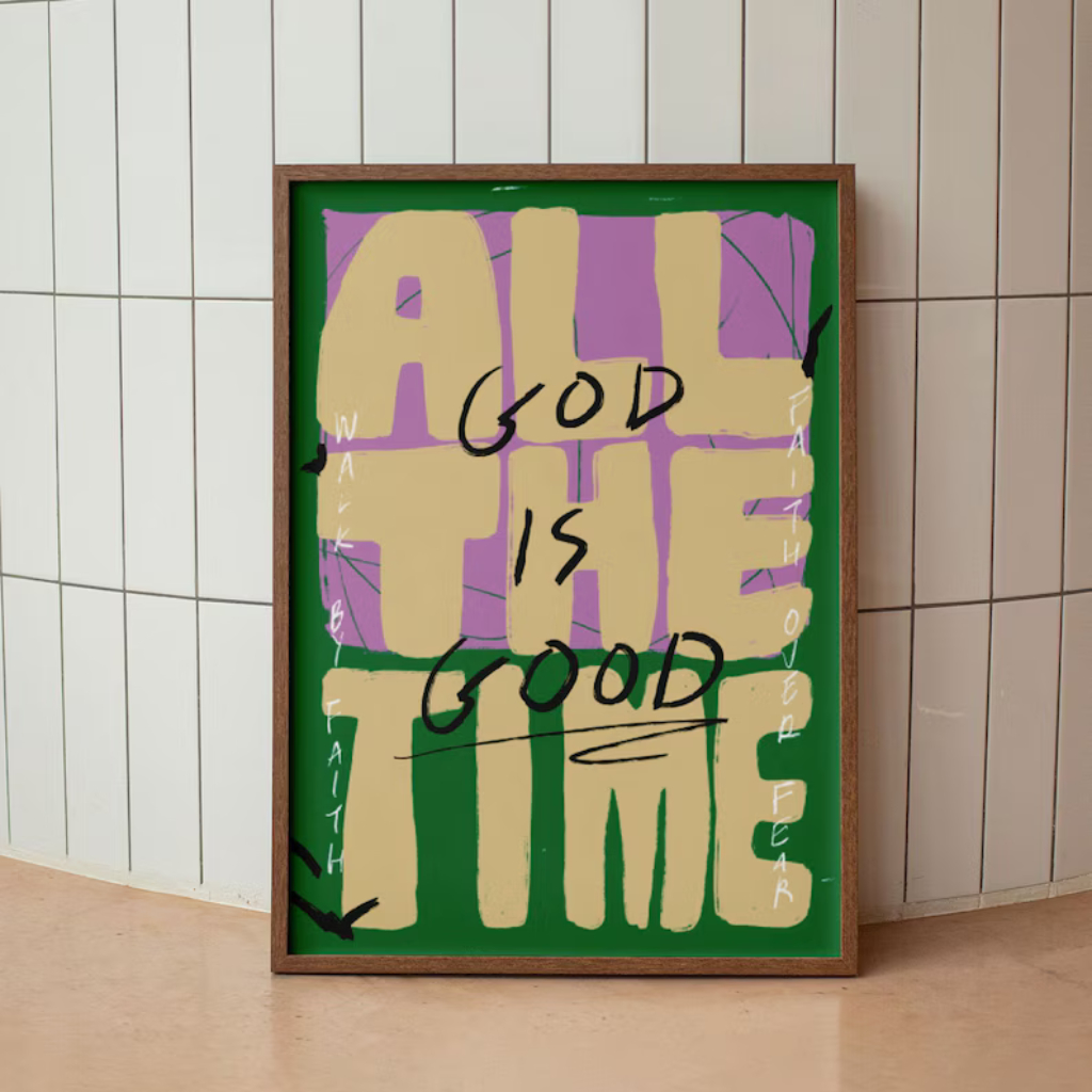Quadro Decorativo Cristão Moderno Religiosos Para Sala, Quarto ou Escritório – Bondades deDeus No1