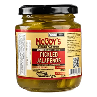 Picles De Pimenta Jalapeño Pickled Jalapeño Mccoy's 230g em Oferta na Shopee