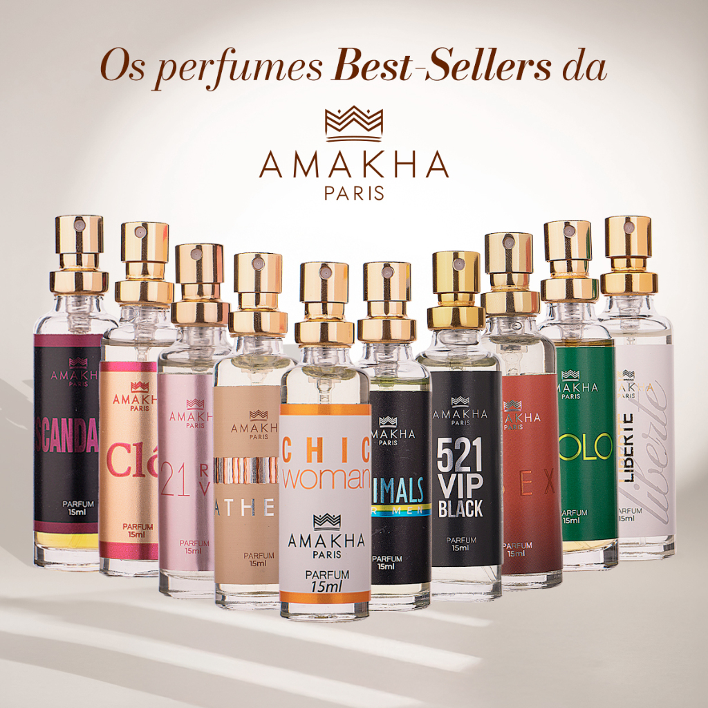Kit Edição 1 - 10 Perfumes Best Sellers 15ml | Amakha Paris