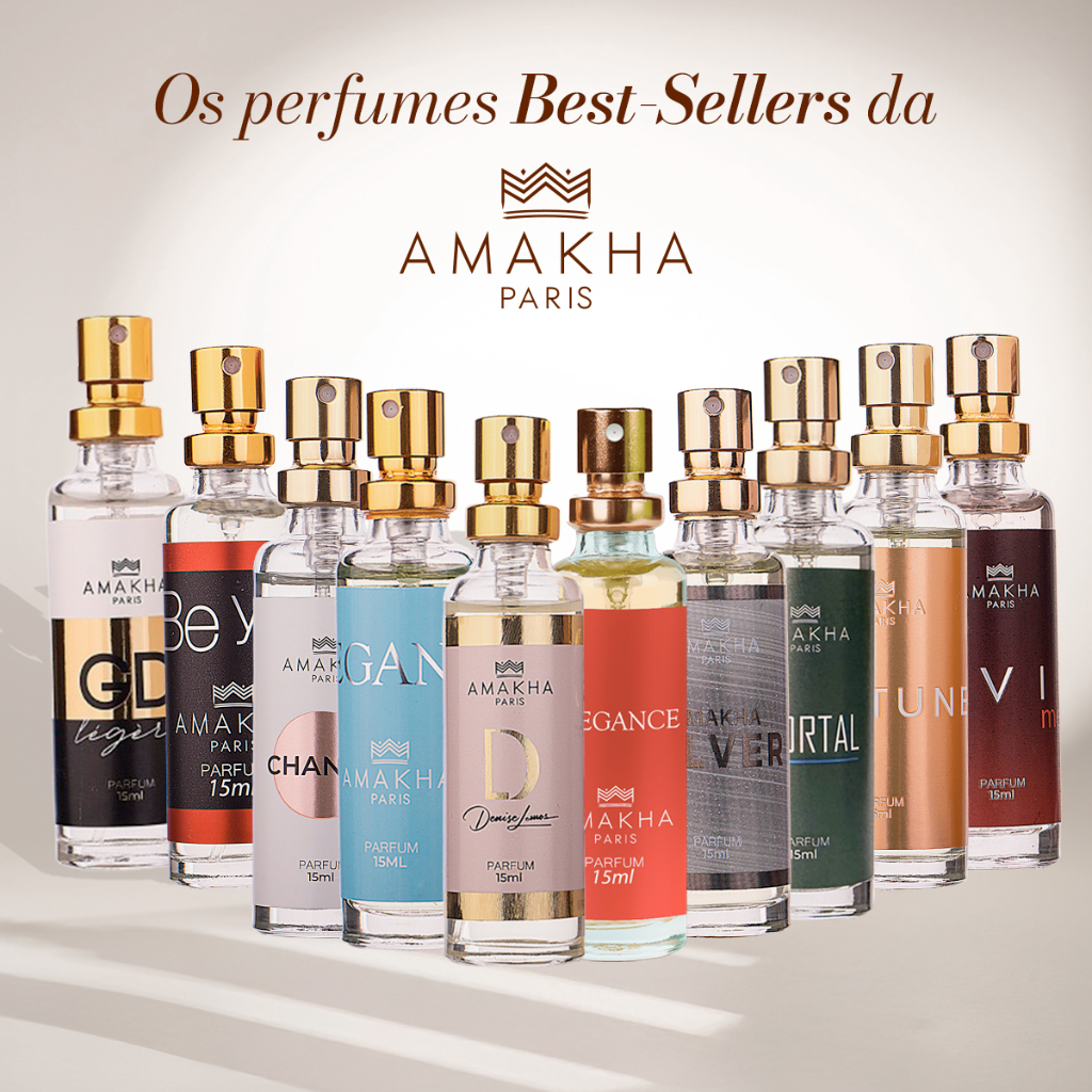 Kit Edição 2 - 10 Perfumes Best Sellers 15ml | Amakha Paris