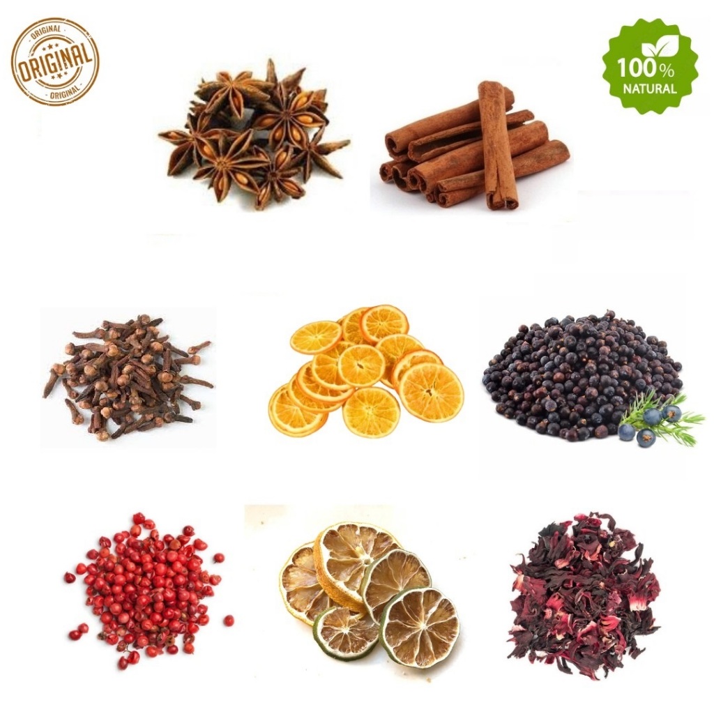 Especiarias Para Gin Drinks Chás Bebidas - ESCOLHA SEU KIT