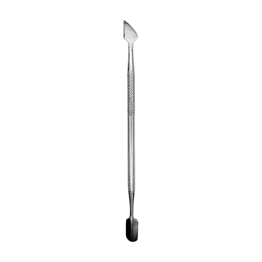 Detalhes do Kit Manicure Podologia Alicate Inox Espátula Raspador Lixa Pé Cabo Emborrachado Curvo