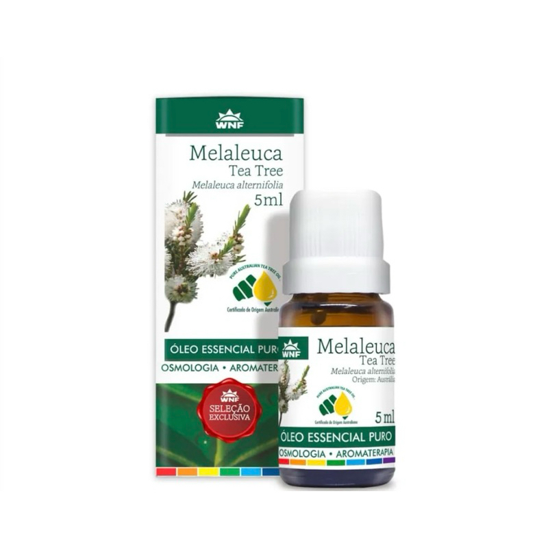 Óleo Essencial de Melaleuca (Tea Tree) 5ml - WNF em Oferta na Shopee