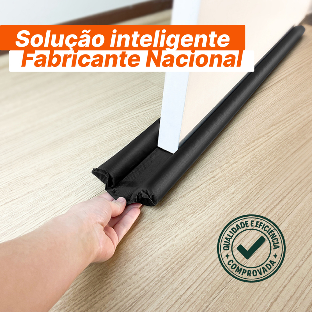 Protetor Veda Porta Rolinho Impermeável Proteção Rolo Duplo Tradicional 70cm 80cm 90cm