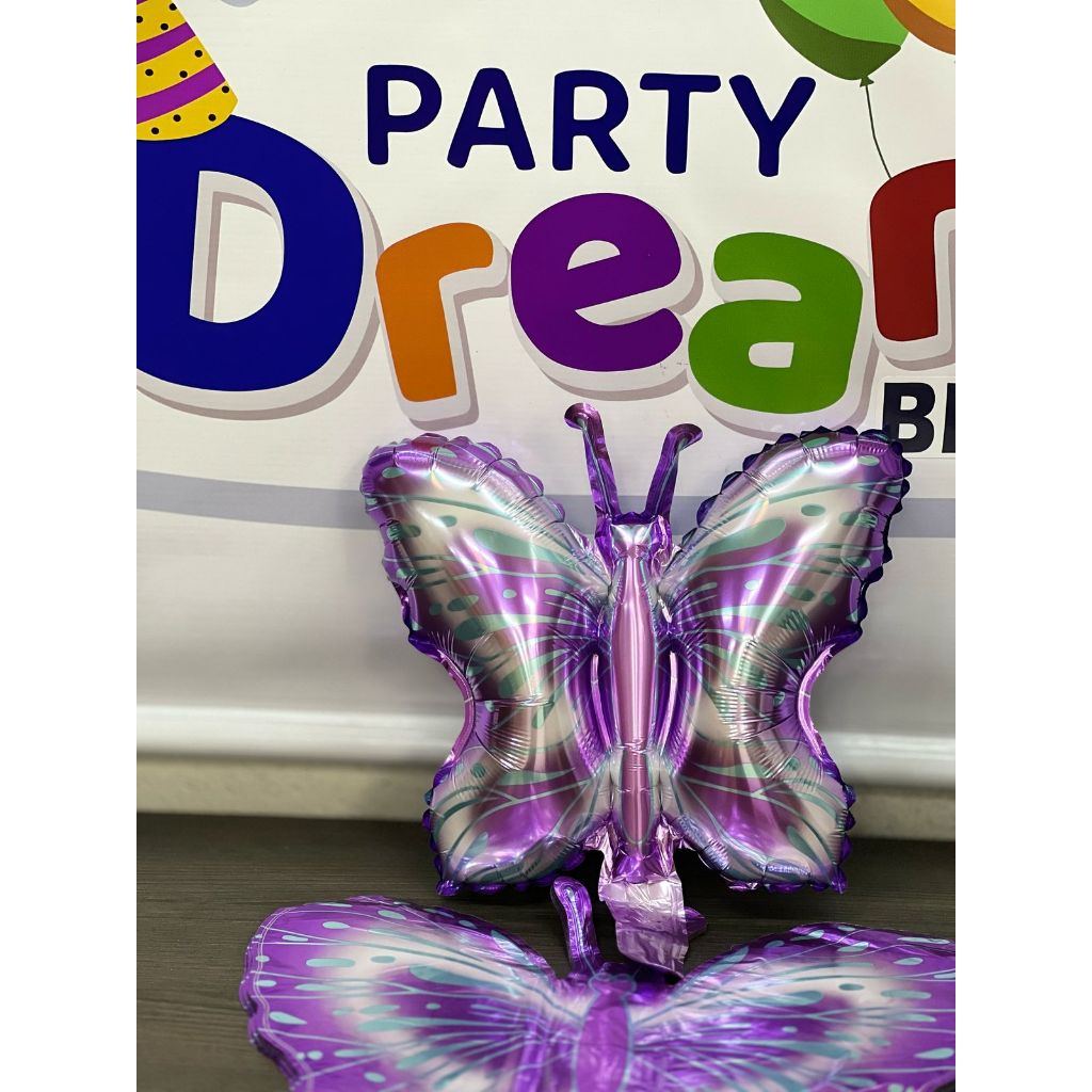 10 Balão Metalizado Borboleta 33cm(14 polegadas) decoração festa enfeite aniversario jardim