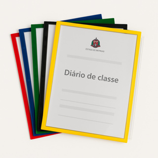 Capa Protetora Acetato Diário de Classe Cores Goodie Kit com 10 Unidades em Oferta na Shopee