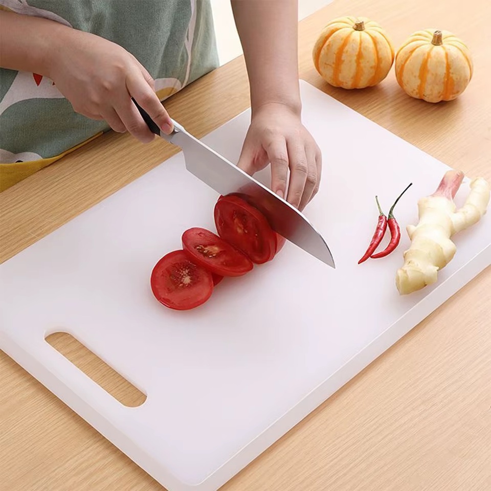 Tábua de Corte Grande de Polietileno Antibacteriana Antiderrapante Branco Cozinha Tábuas de Cortar em Oferta na Shopee