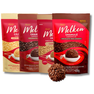 Granulé De Chocolate Melken 400g Harald Confeitos para Decoração e Recheio - Confeitaria e Doces em Oferta na Shopee