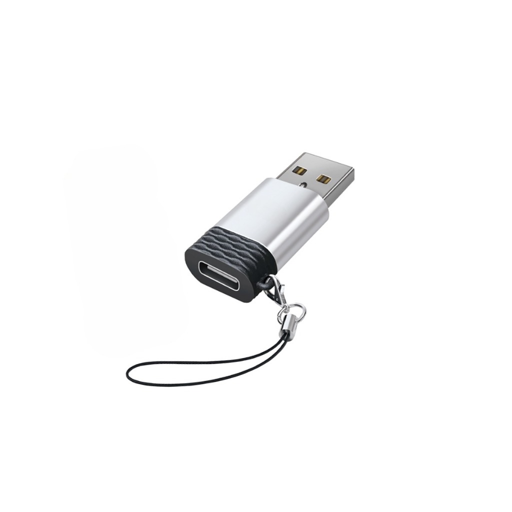 Adaptador Plug Usb Tipo C Fêmea X Usb Macho A'gold Cba-24