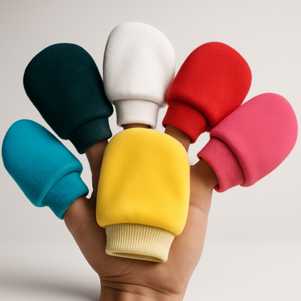 Kit 4 Pares Luvas Bebê Quente de Veludo Luvas em Plush 0 a 6 Meses Algodão Antialérgico em Oferta na Shopee