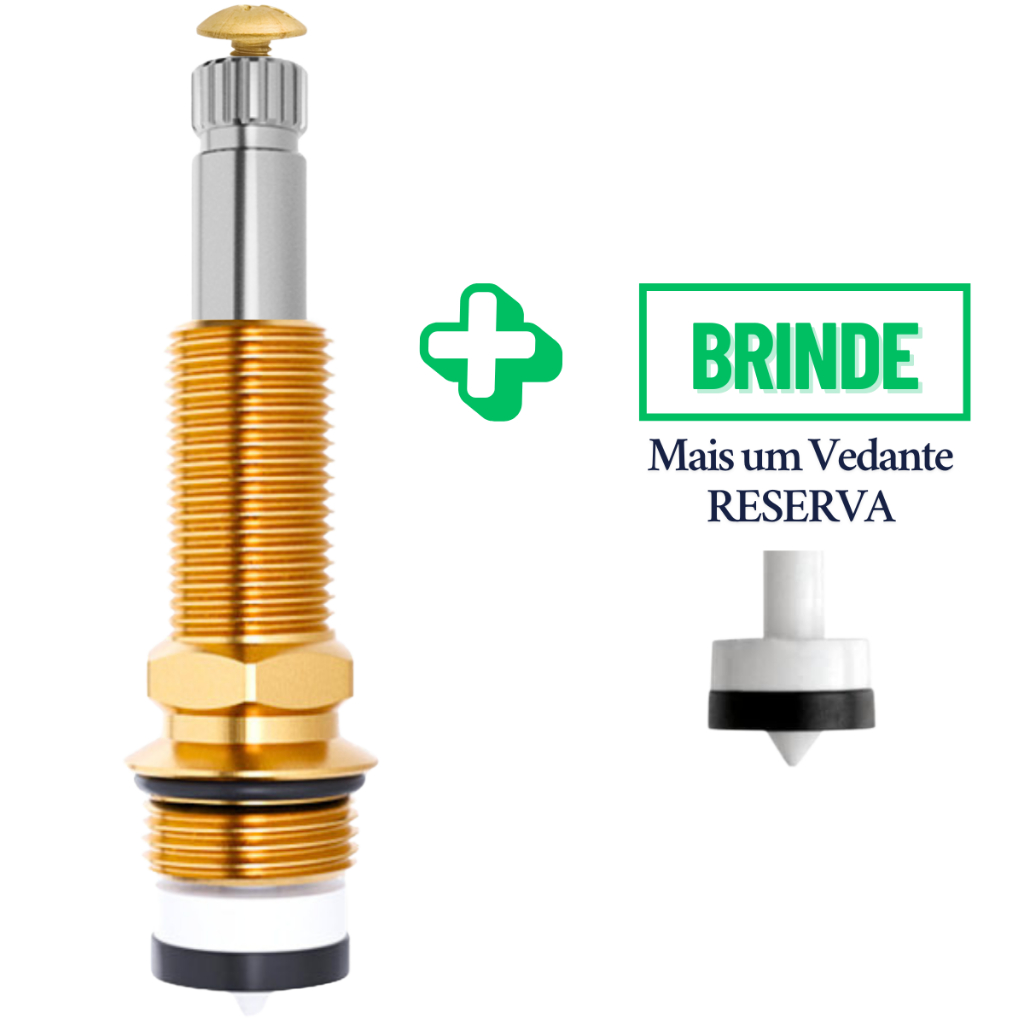 Reparo para Registro de Pressão (Chuveiro) - Válvula Vedante 1416 Cromado universal em Oferta na Shopee