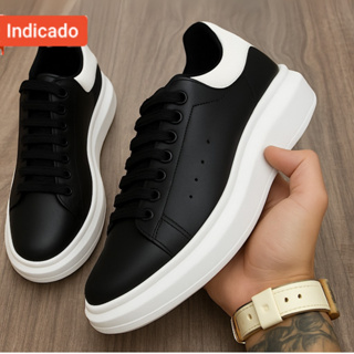 Sapatenis Casual Masculino Sneaker Sola Alta Macio Chunky Confortável Estiloso Sola Oversize Lanç em Oferta na Shopee