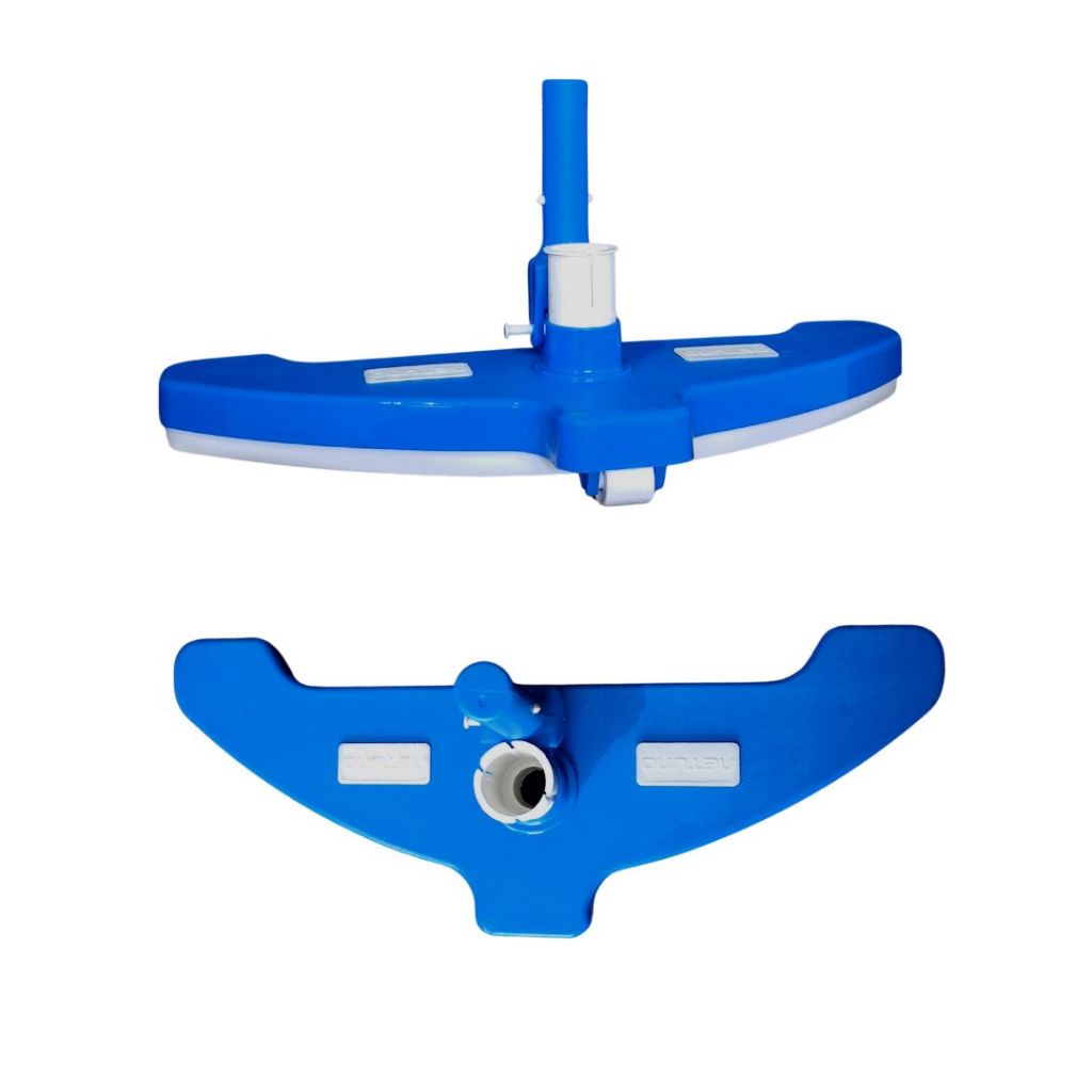 Aspirador 3 Rodas Jumbo Para Piscina Com Escova Regulagem De Altura Netuno Limpeza Eficaz